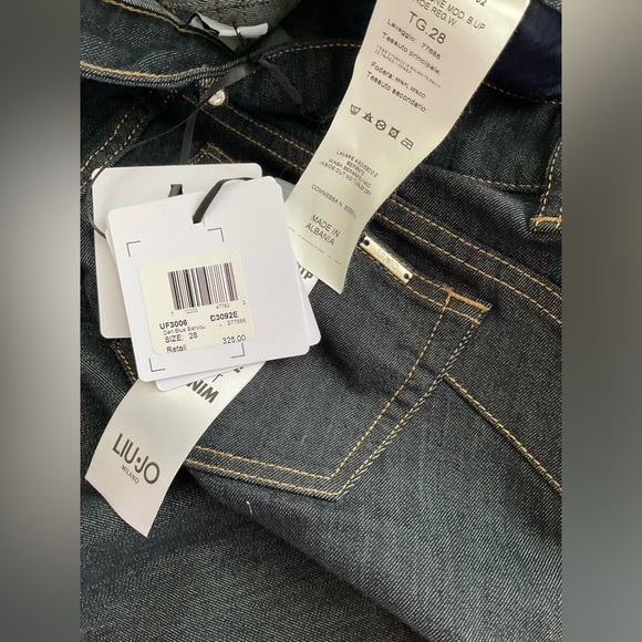 LIU*JO CROPPED BOTTOM UP JEANS - Picture 12 of 12